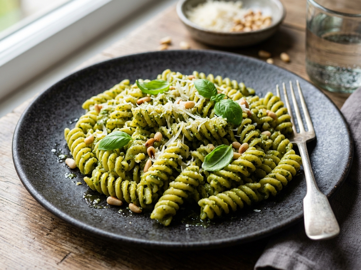 Espirales al Pesto