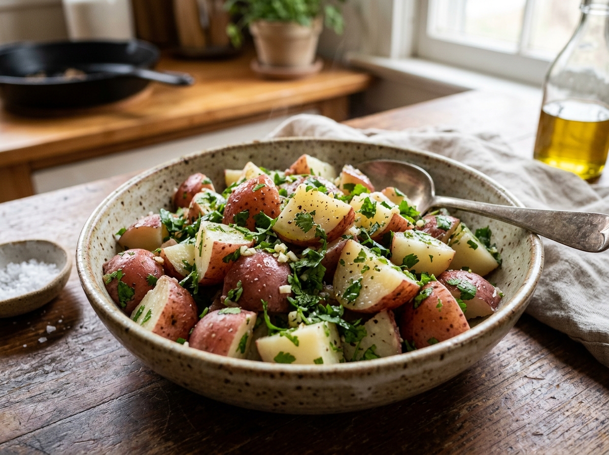 Papas con Cilantro